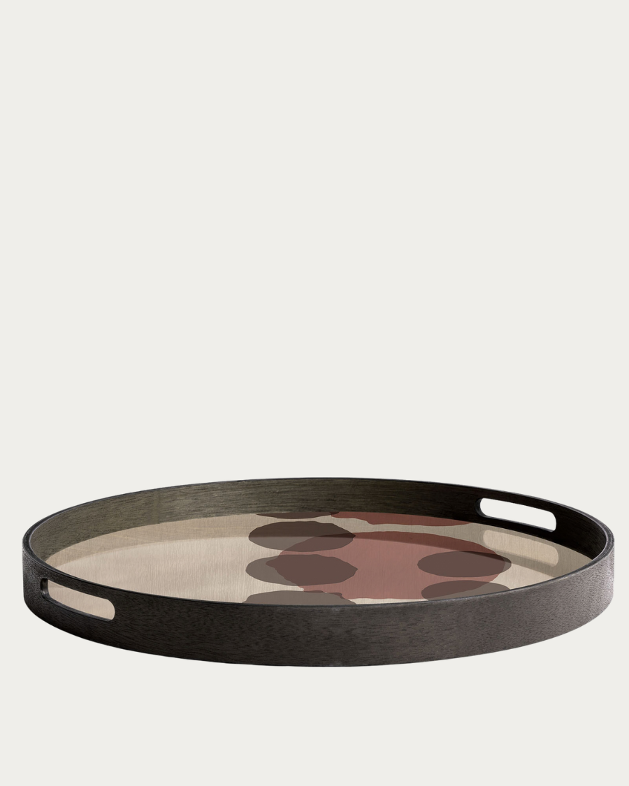 Plateau TRANSLUCENT SILHOUETTES PINOT Layered Dots - Ø48