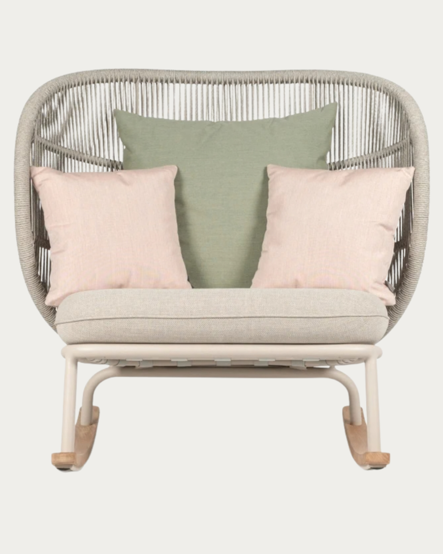 Schaukelstuhl KODO - Almond Kissen Set