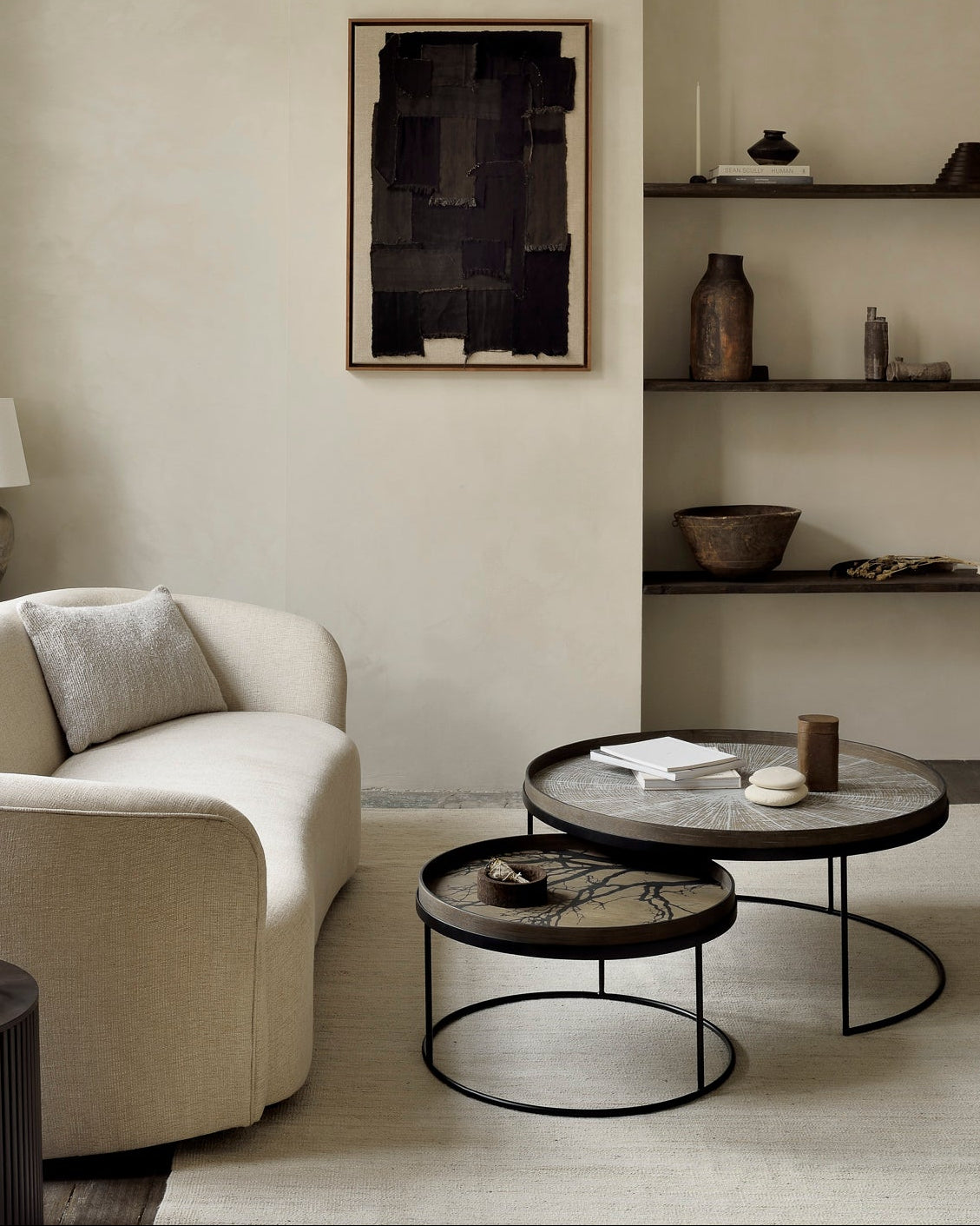 CLASSICS Black Tree wooden tray