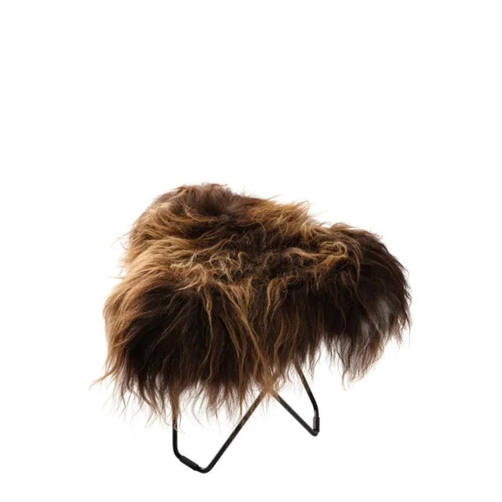Schaffellhocker ICELAND FLYING GOOSE _ Cuero _SKU