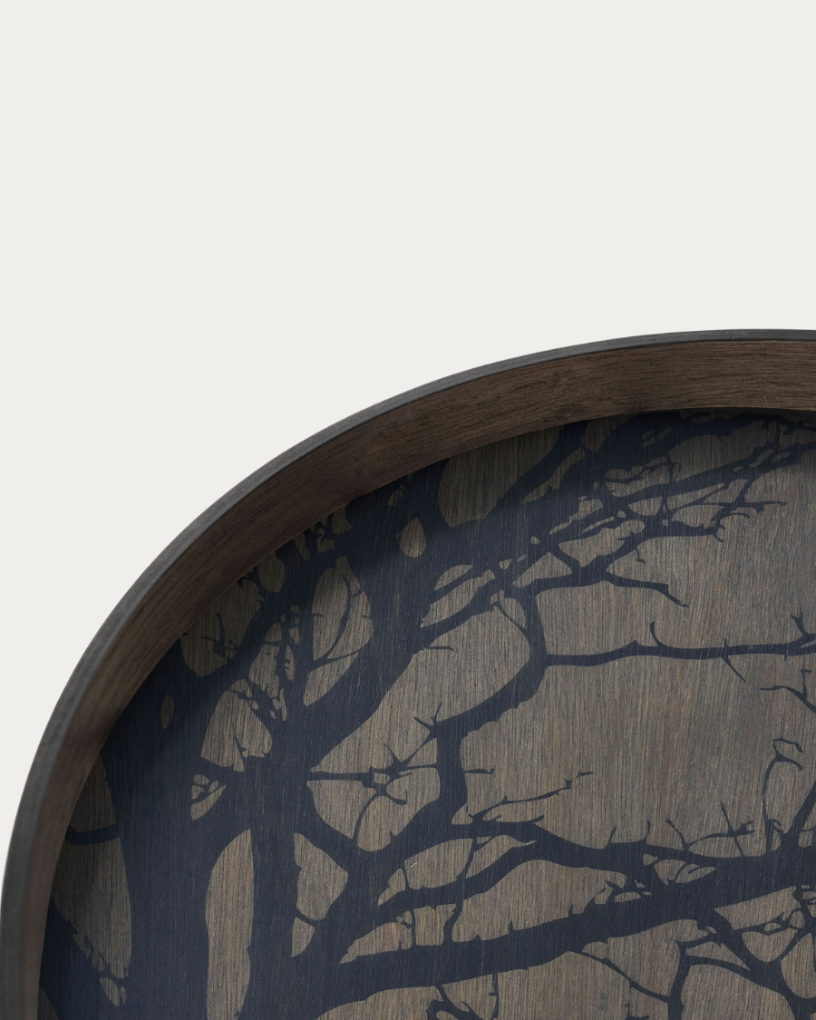 CLASSICS Black Tree wooden tray