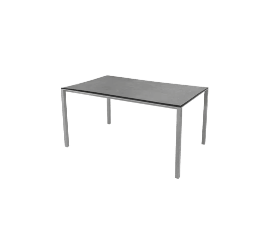 Esstisch PURE Hellgrau 150x90