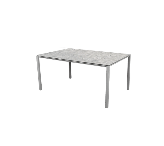 Esstisch PURE Hellgrau 150x90