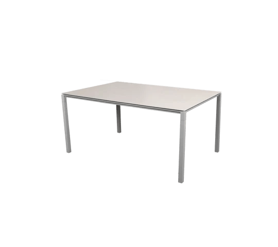 Esstisch PURE Hellgrau 150x90
