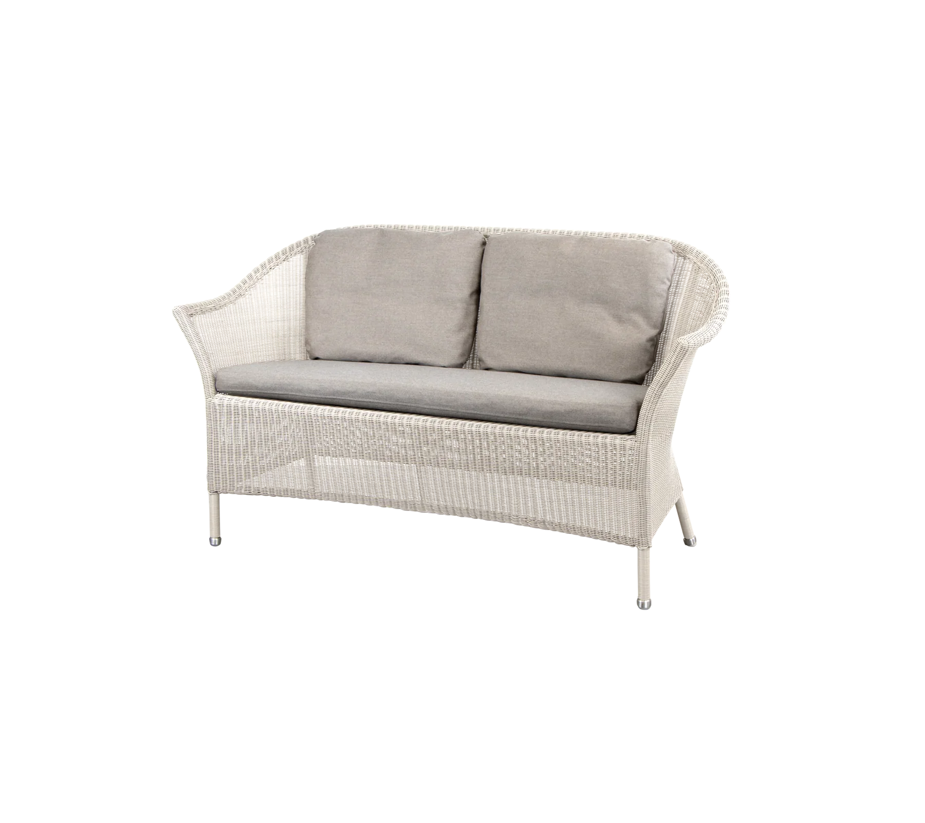 Garden sofa LANSING Sand 2 seater