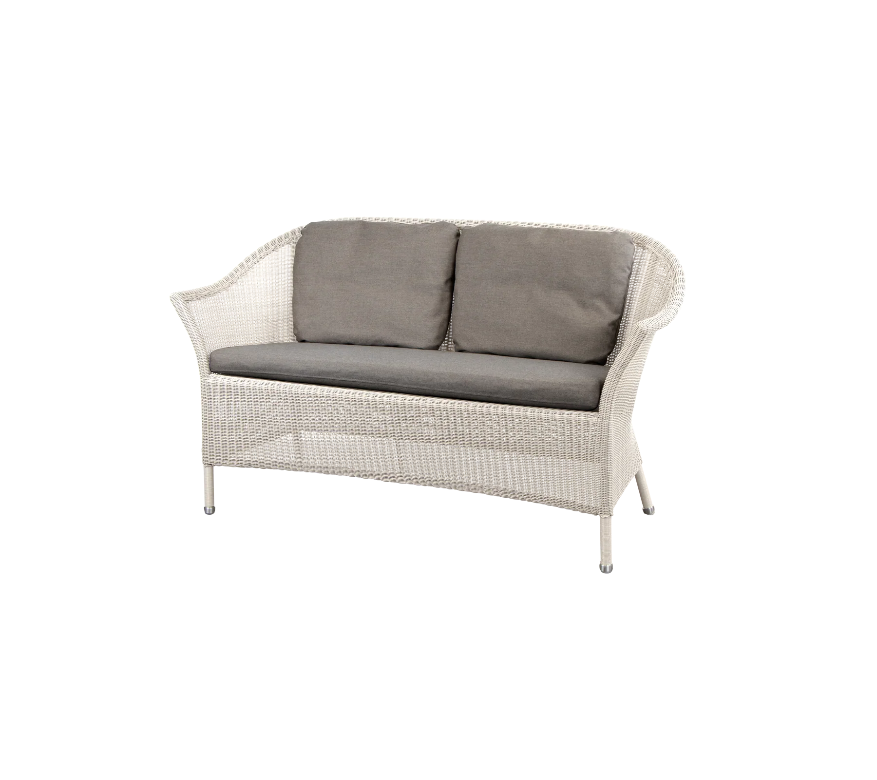 Garden sofa LANSING Sand 2 seater