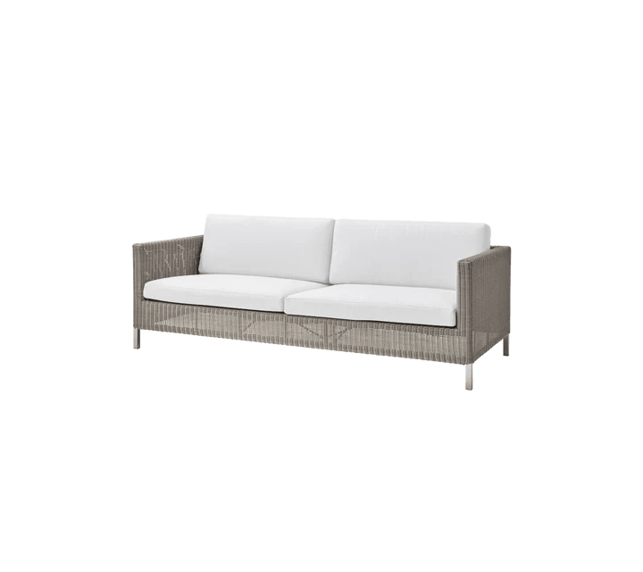 Gartensofa CONNECT Taupe 3 Sitzer