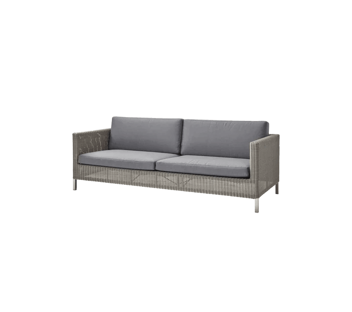 Gartensofa CONNECT Taupe 3 Sitzer