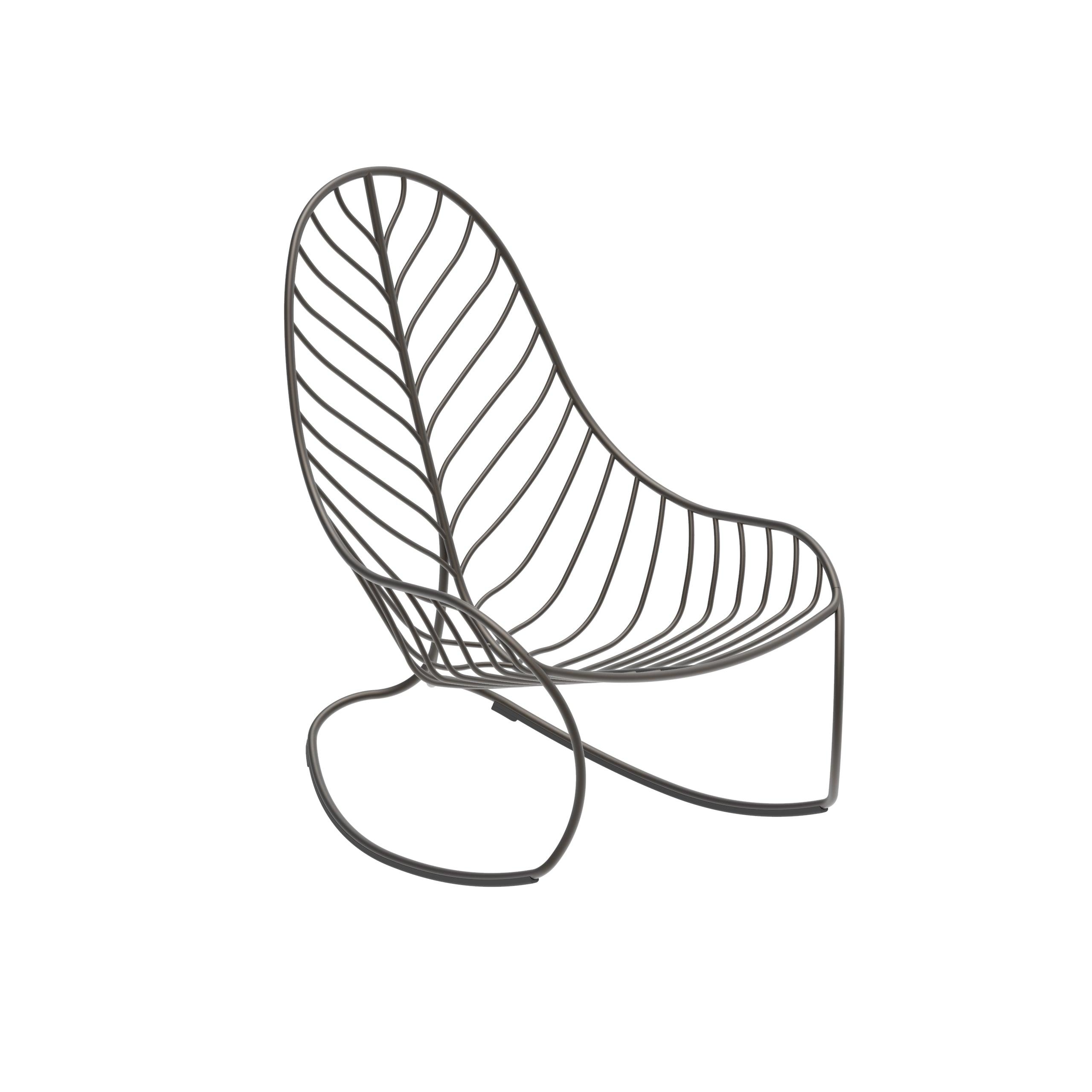 Fauteuil à bascule FOLIA Bronze
