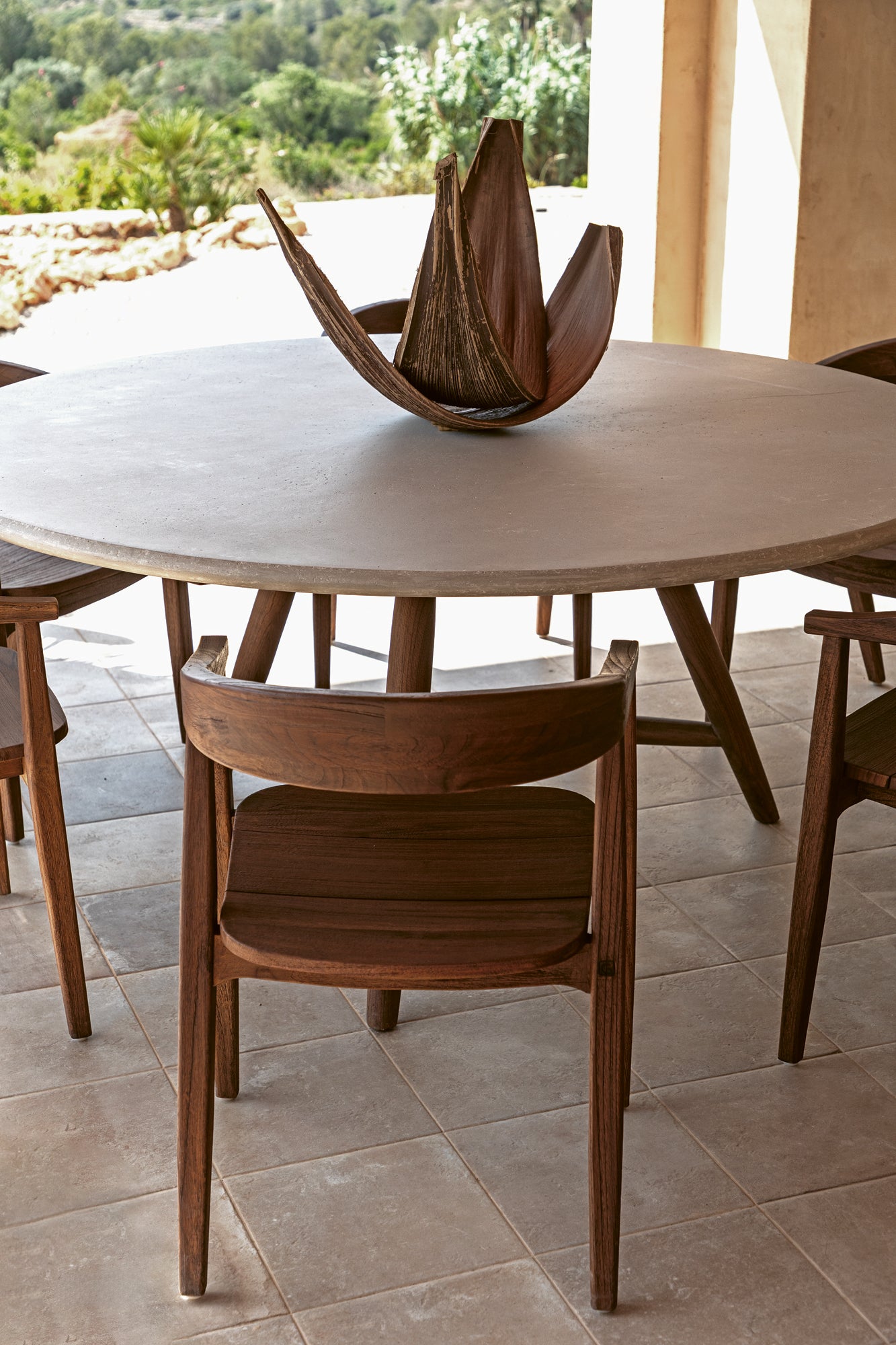 Chaise de jardin avec accoudoirs FAYE 2