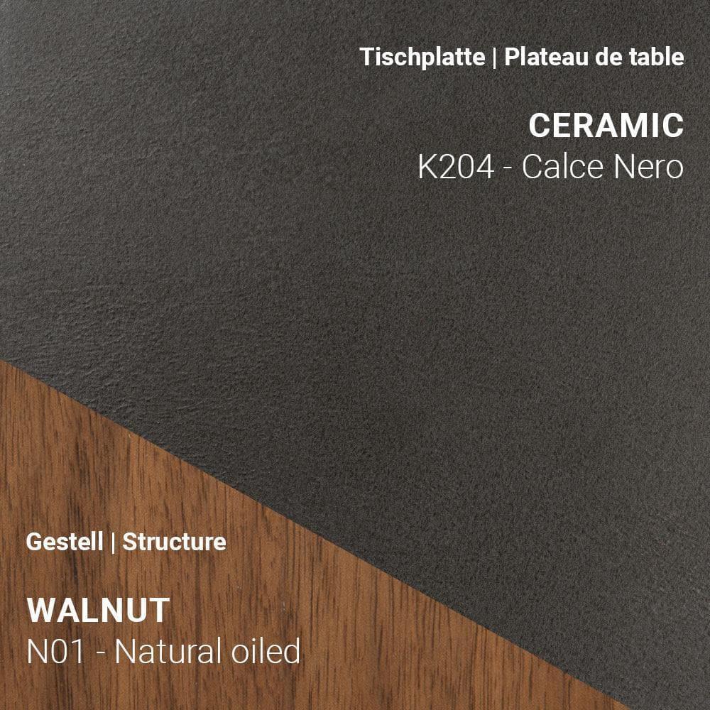 Ausziehtisch TERRA T0601 - Keramik & Nussbaum | Mobitec | Homestorys