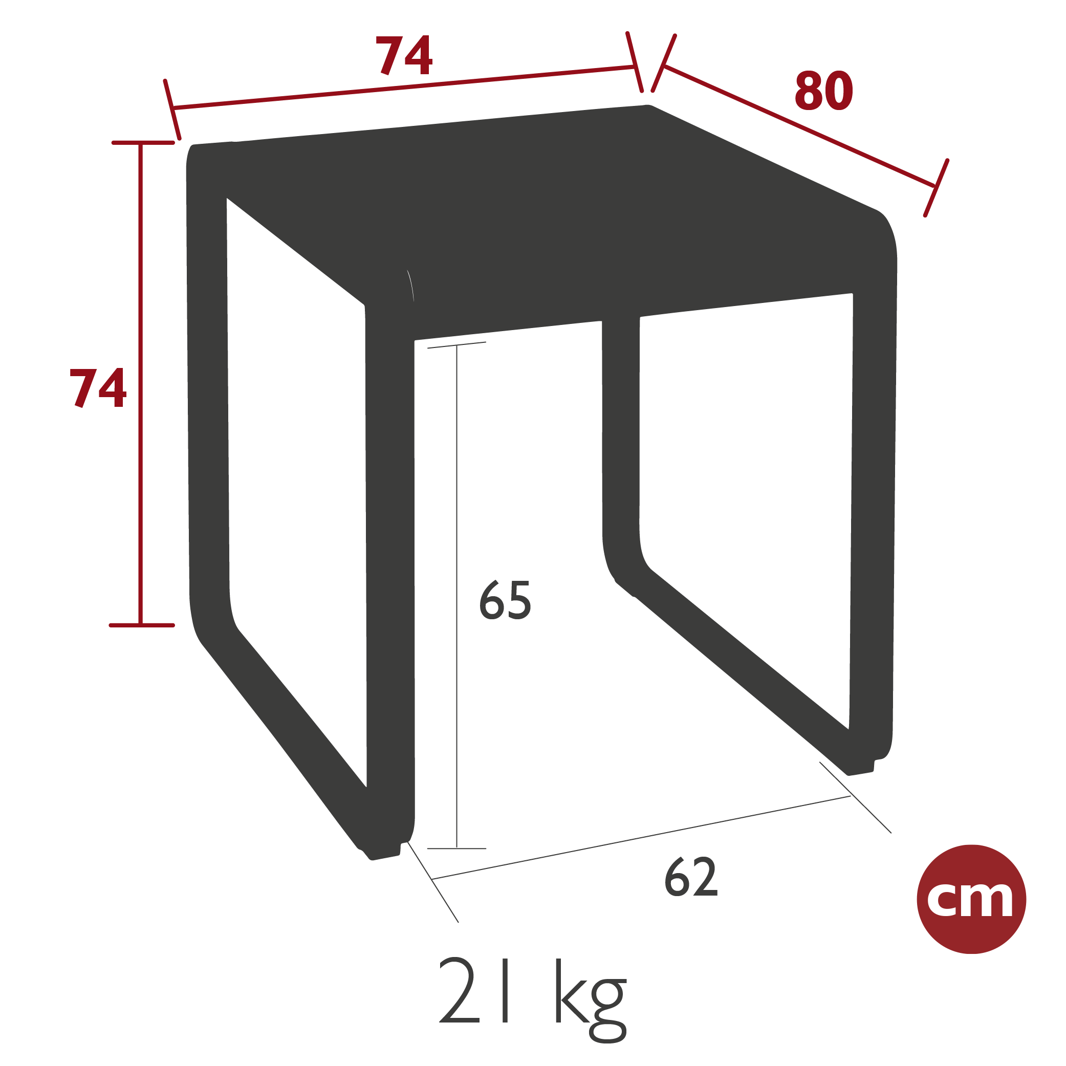 EXPO Fermob BELLEVIE Garden Table