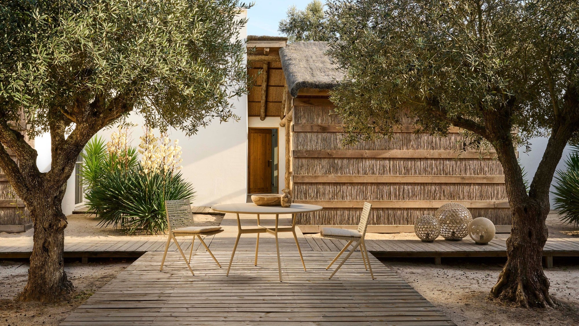 Chaise de jardin avec accoudoirs BRANCH