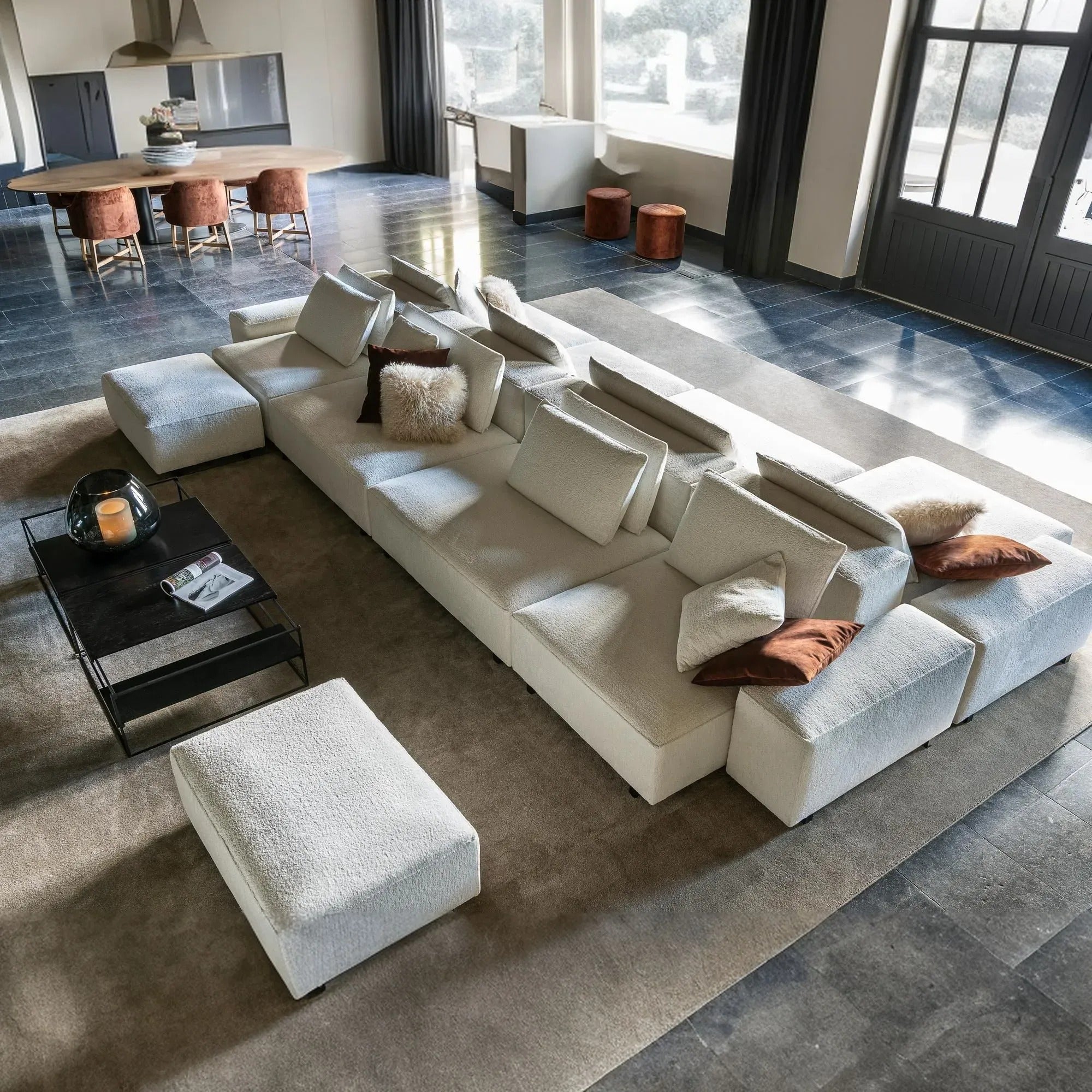 Passe Partout BLOCCO Sofa Frontansicht | Homestorys
