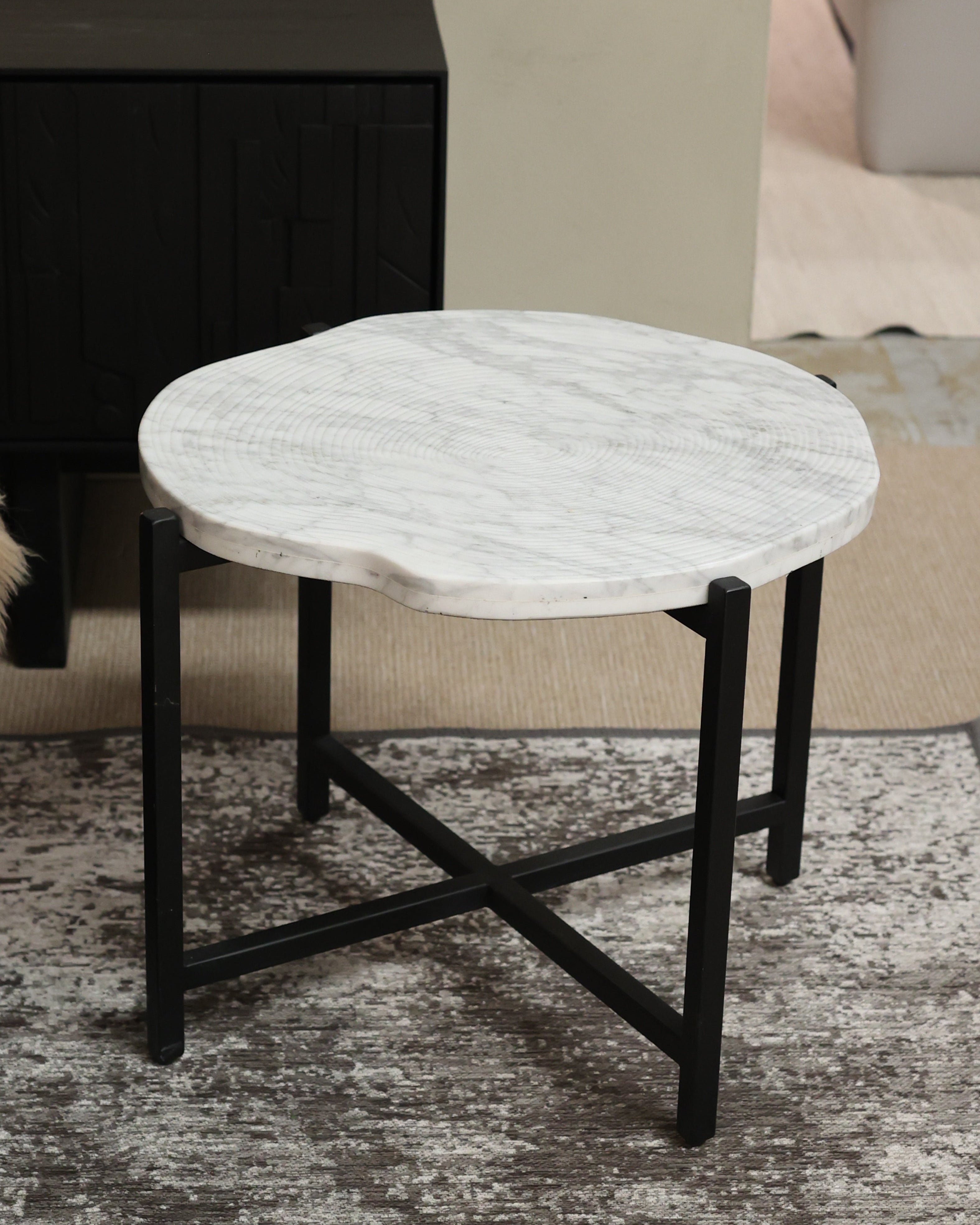 EXPO Side table BLEU NATURE