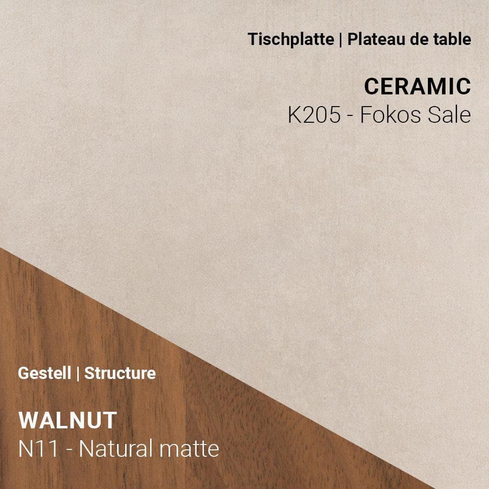 Ausziehtisch TERRA T0601 - Keramik & Nussbaum | Mobitec | Homestorys