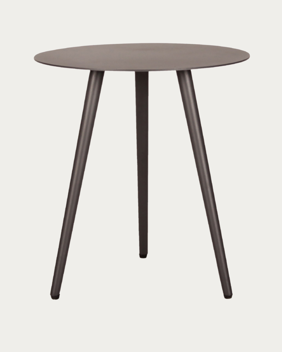 Table d'appoint ronde LEO de Vincent Sheppard, en aluminium couleur lave