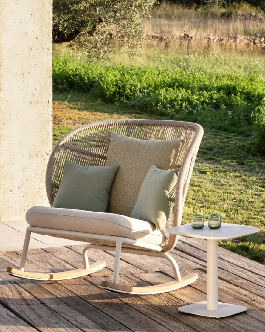 Chaise à bascule KODO - Almond Coussins Set