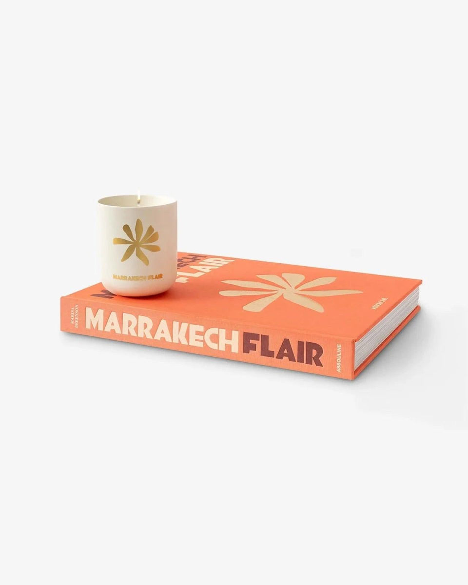 Assouline - Buch Kerze TRAVEL FROM HOME Marrakesch Flair Geschenkset - | Homestorys