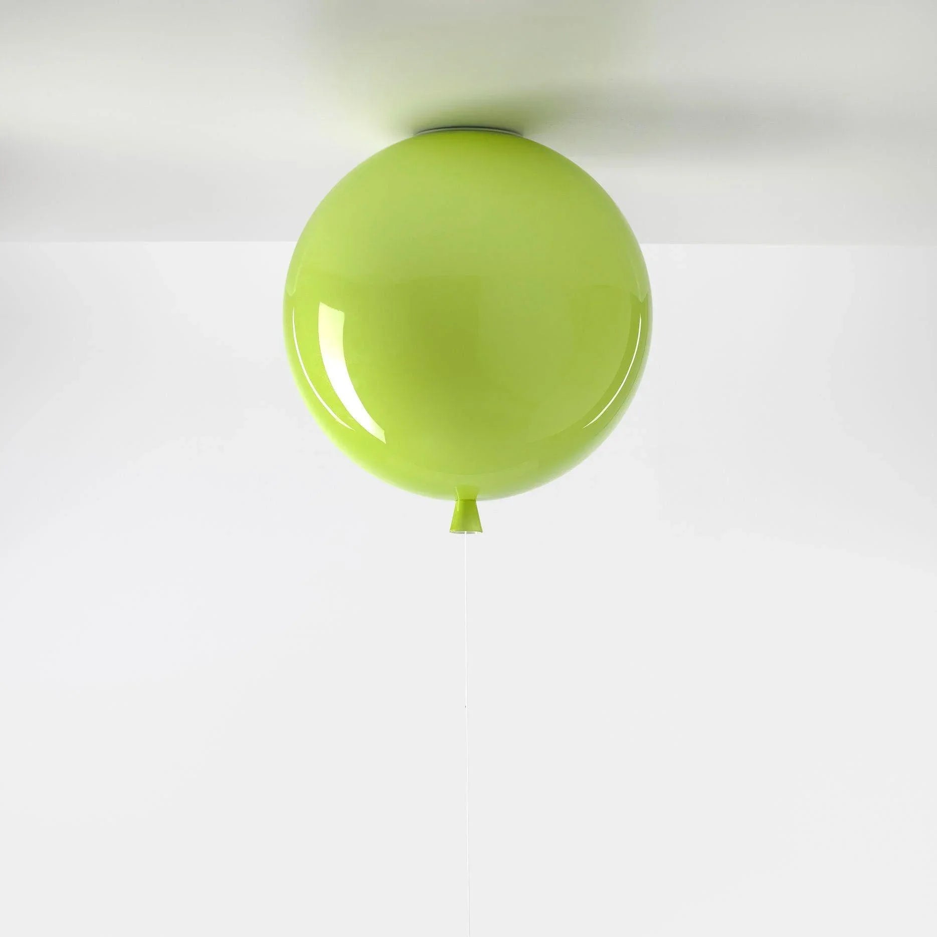 Glänzende Deckenleuchte MEMORY CEILING in Grün – auffällige Farbvariante für kreative Lichtakzente