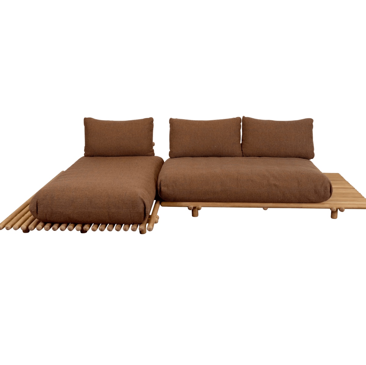 Cane - line - Gartensofa Lounge STICKS mit Plattform - STICKSPLATFY151T 3 | Homestorys