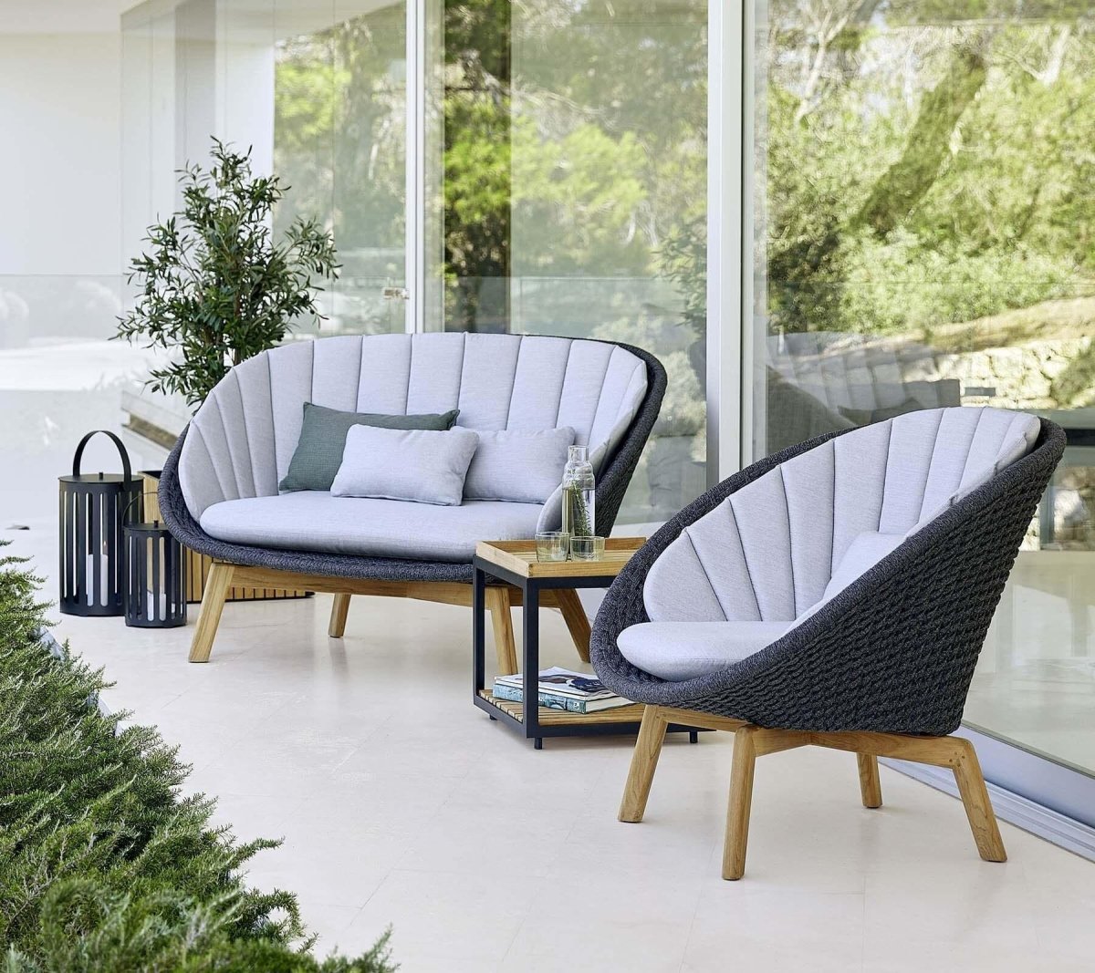 Cane - line - Loungesessel PEACOCK - 5458FUT-5458YS97 | Homestorys