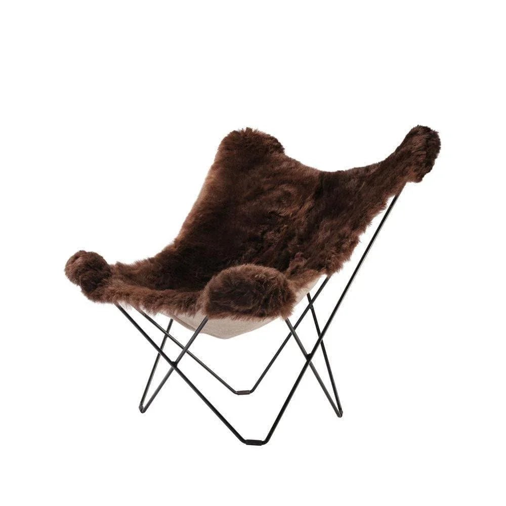 Cuero - Butterfly Chair ICELAND MARIPOSA - Schaffell - | Homestorys