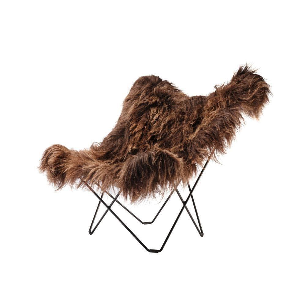 Cuero - Butterfly Chair ICELAND MARIPOSA - Schaffell - | Homestorys