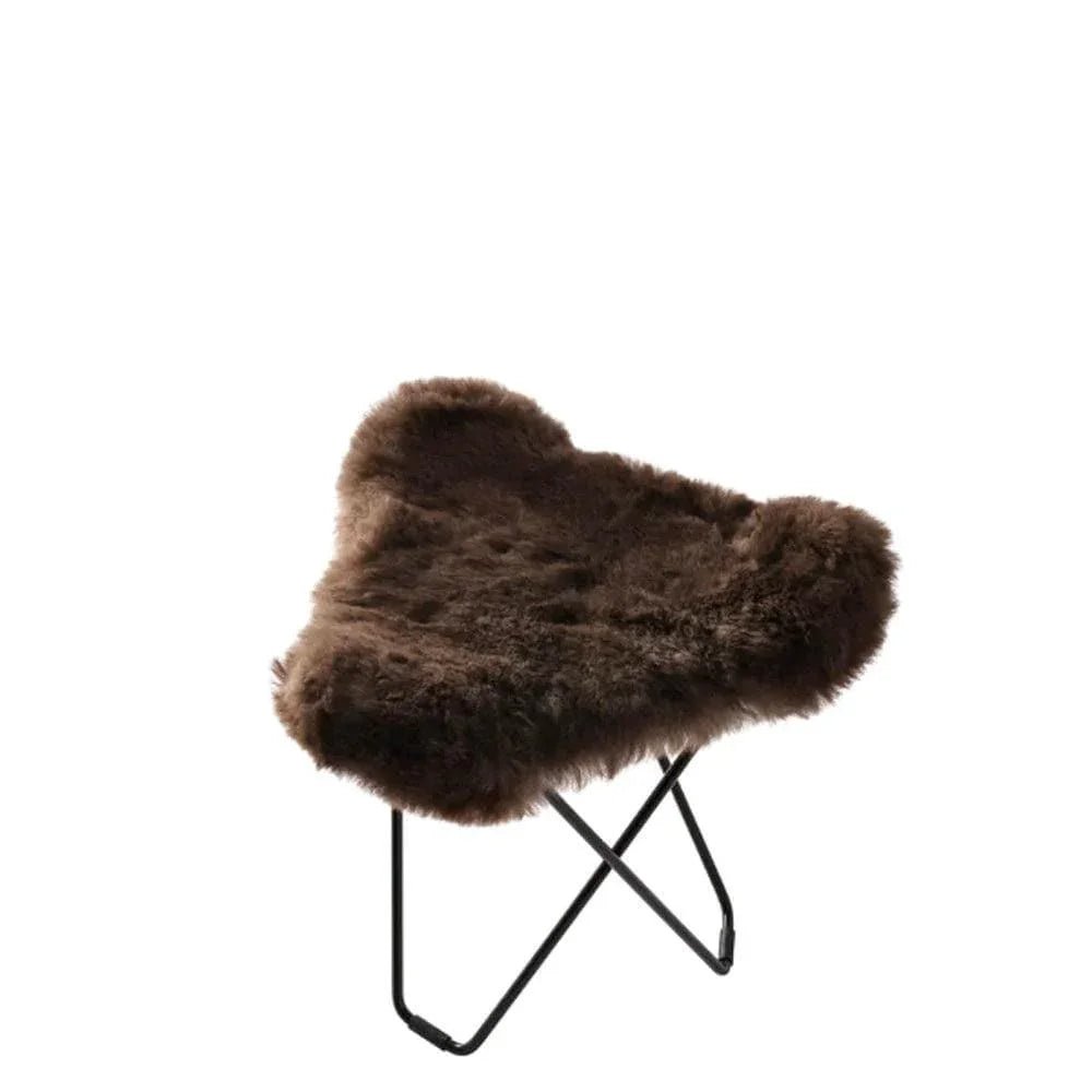 Cuero - Schaffellhocker ICELAND FLYING GOOSE - | Homestorys