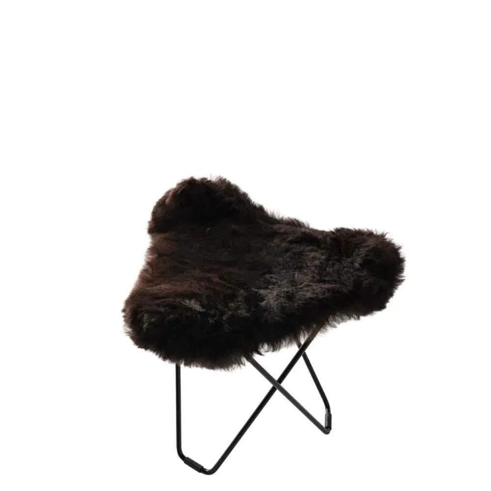 Cuero - Schaffellhocker ICELAND FLYING GOOSE - | Homestorys