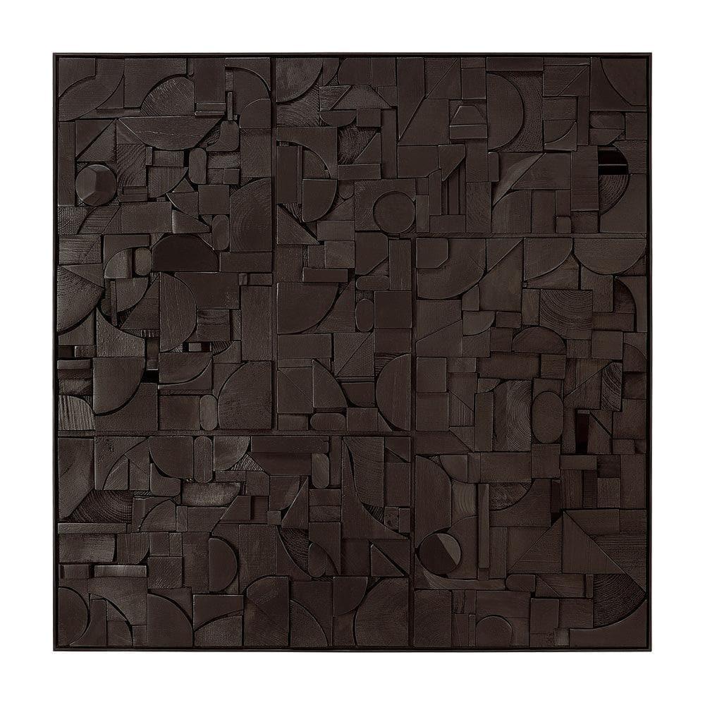 Ethnicraft - Wandkunst BRICKS quadratisch - 29994 | Homestorys