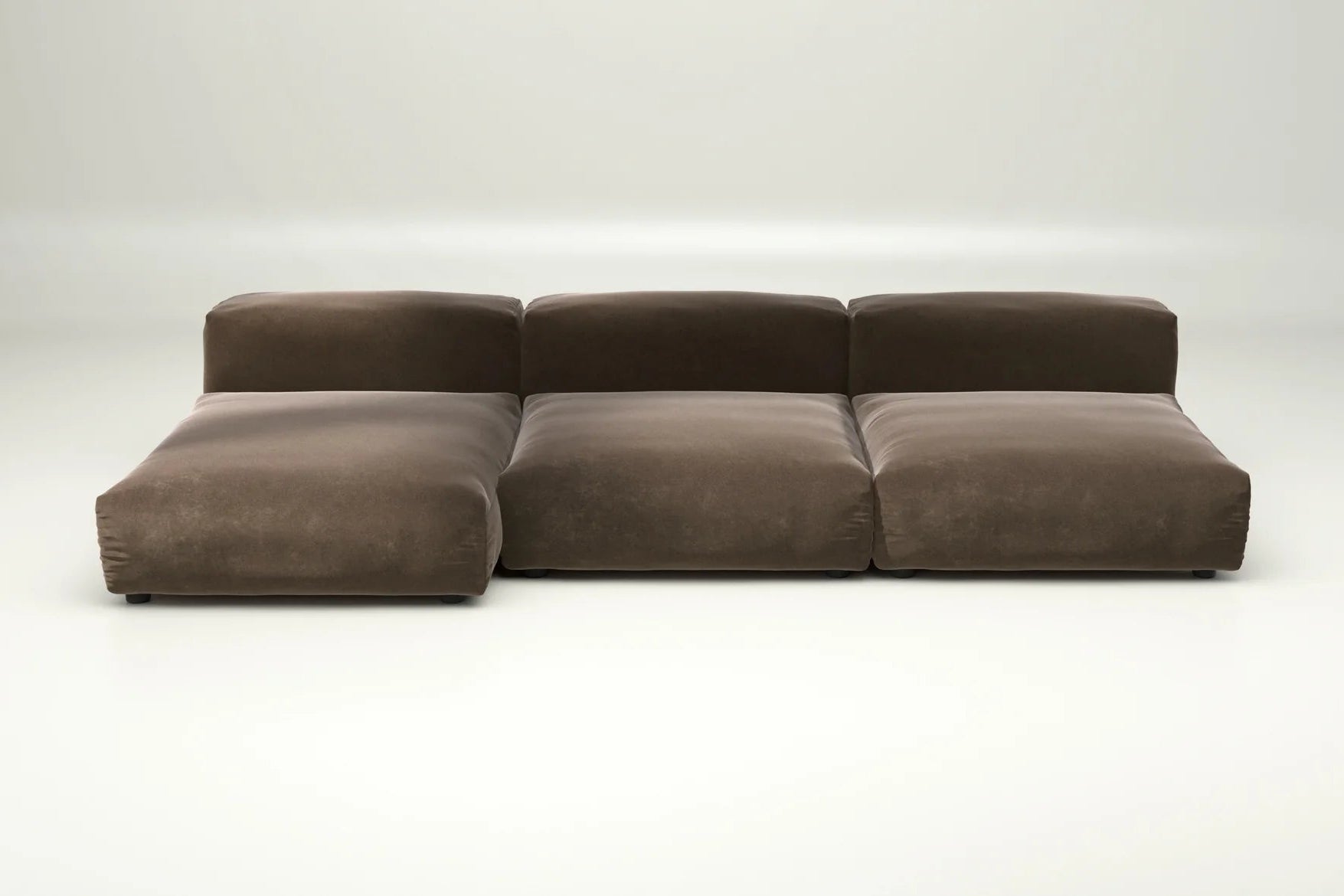 Sofa 04 von Vetsak in Suave Espresso – ohne Kissen, tiefbrauner Akzent für wohnliche Räume mit Tiefe