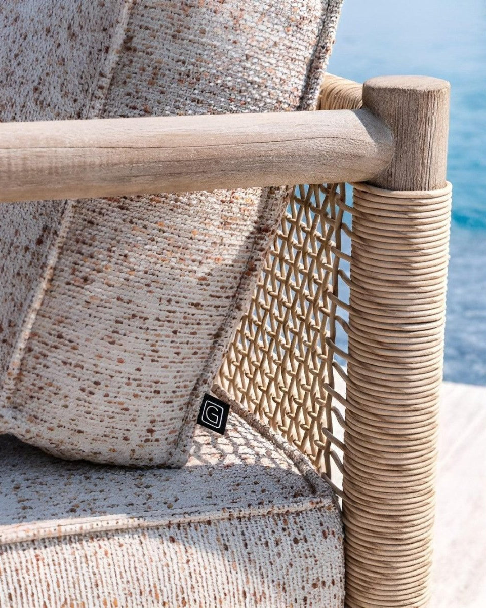 Gommaire - 1 - Sitzer MIEKE - G709-PE-NAT-KNELOUT-LUX19 | Homestorys