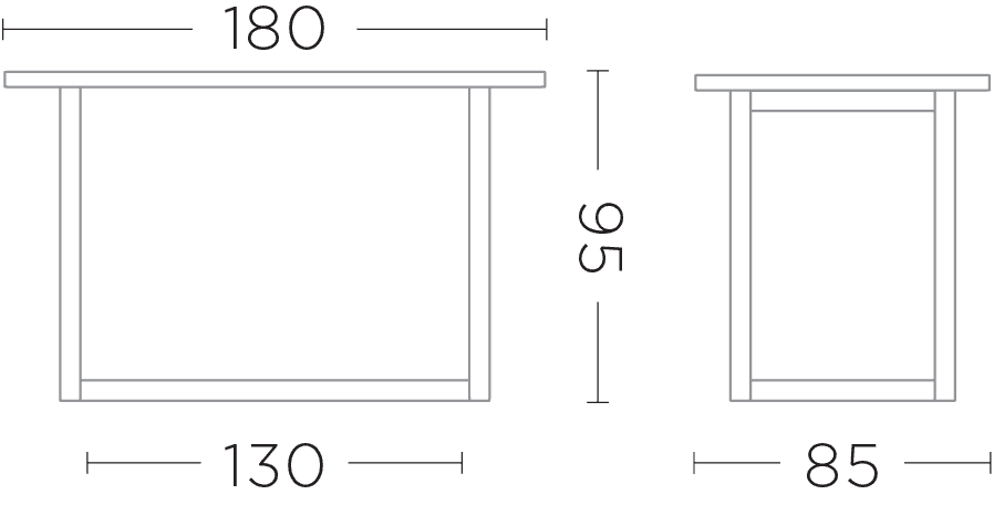 Gommaire - Bartisch DENNIS - G343L-BAR-NAT | Homestorys