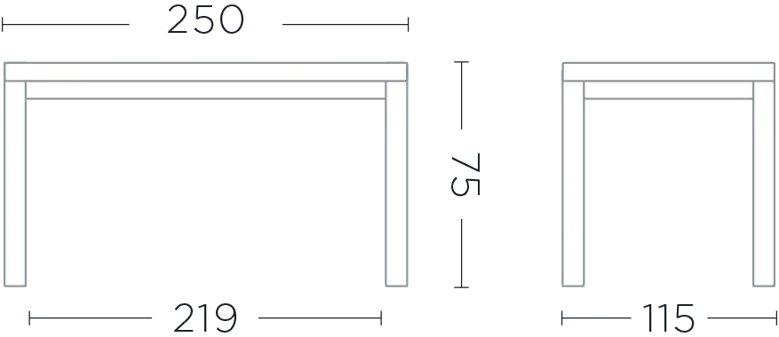 Gommaire - Table de salle à manger MIGUEL - G667-NAT | Homestorys