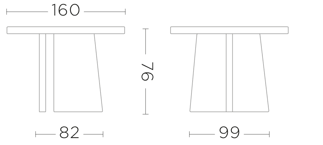 Gommaire - Esstisch VINCENT Rund - G449-OAK-WOOD | Homestorys