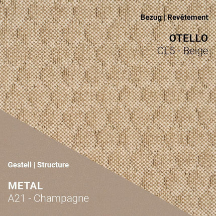 LOLA C3612 in Otello Beige mit A21 Champagne – wohnlicher Chic mit weicher Farbwirkung