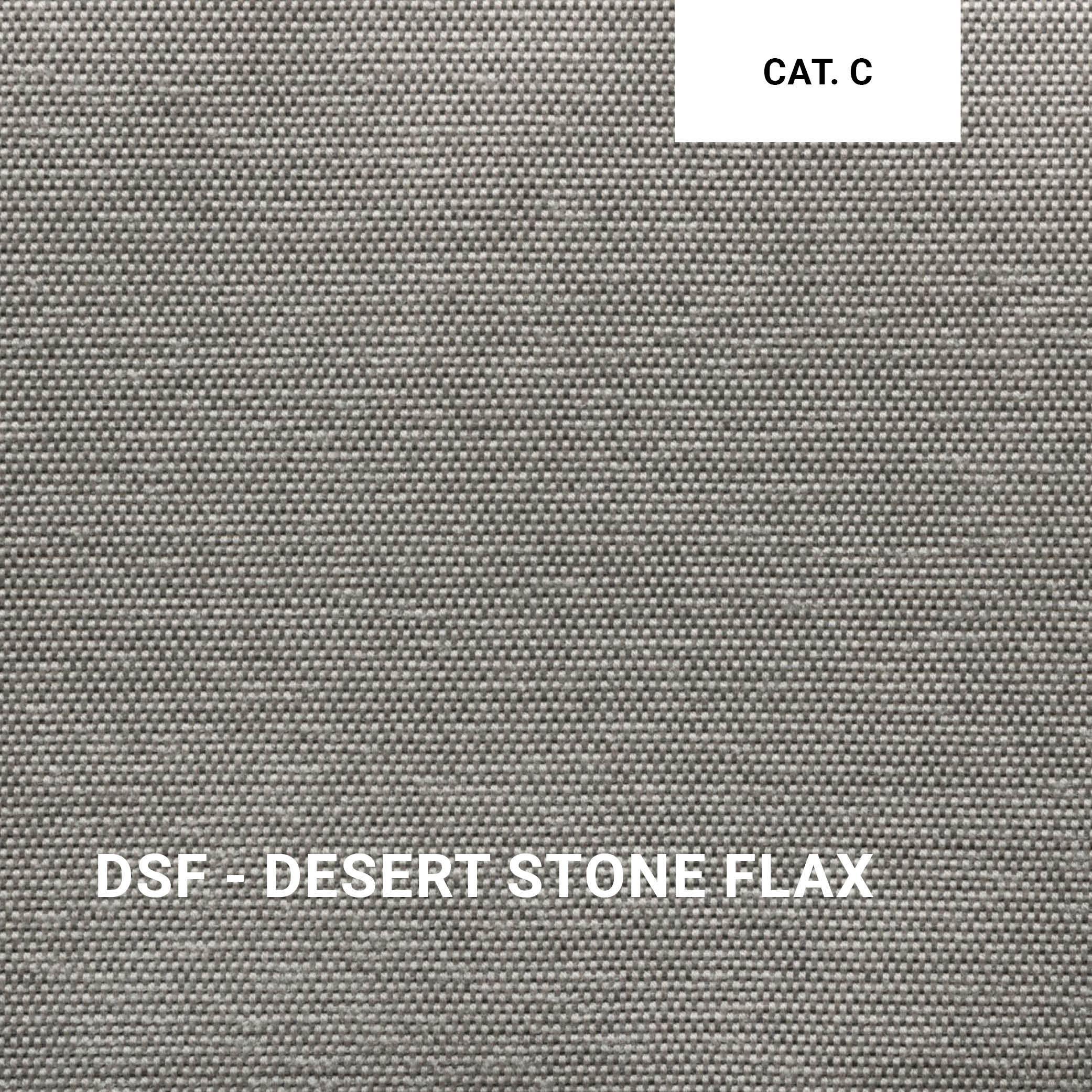 Loungeset 07 ORGANIX in Desert Stone Flax – naturinspirierter Strukturstoff für moderne, dezente Outdoor-Kompositionen