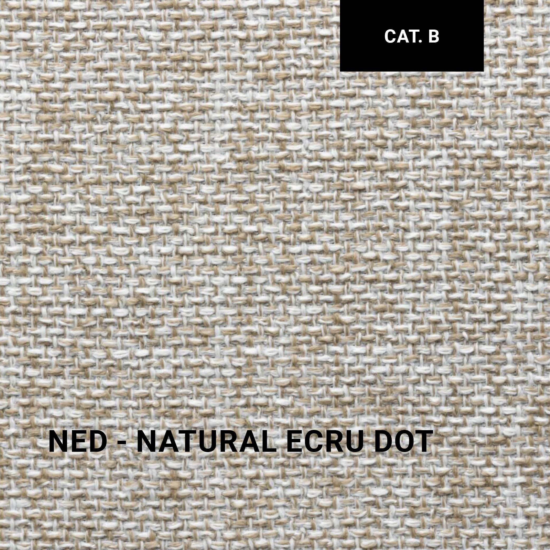 Loungeset ORGANIX 07 in Natural Ecru Dot – zurückhaltende Natürlichkeit mit sanftem Muster für stilvolle Lounges