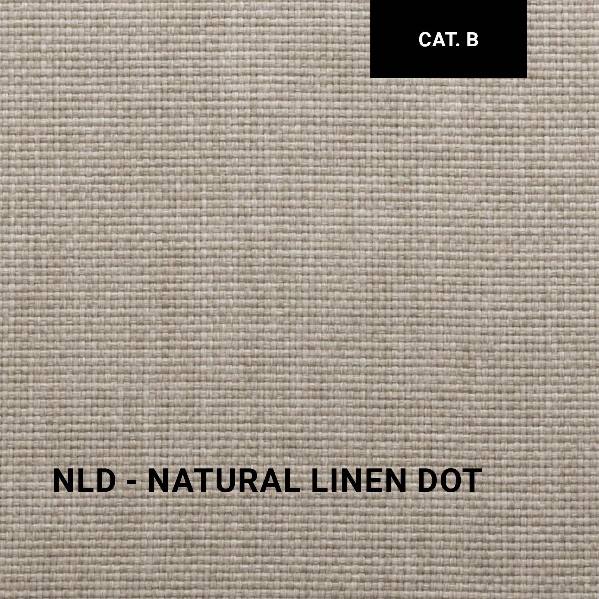 Royal Botania ORGANIX 07 in Natural Linen Dot – feine Punktstruktur auf naturfarbenem Stoff für eine moderne Note