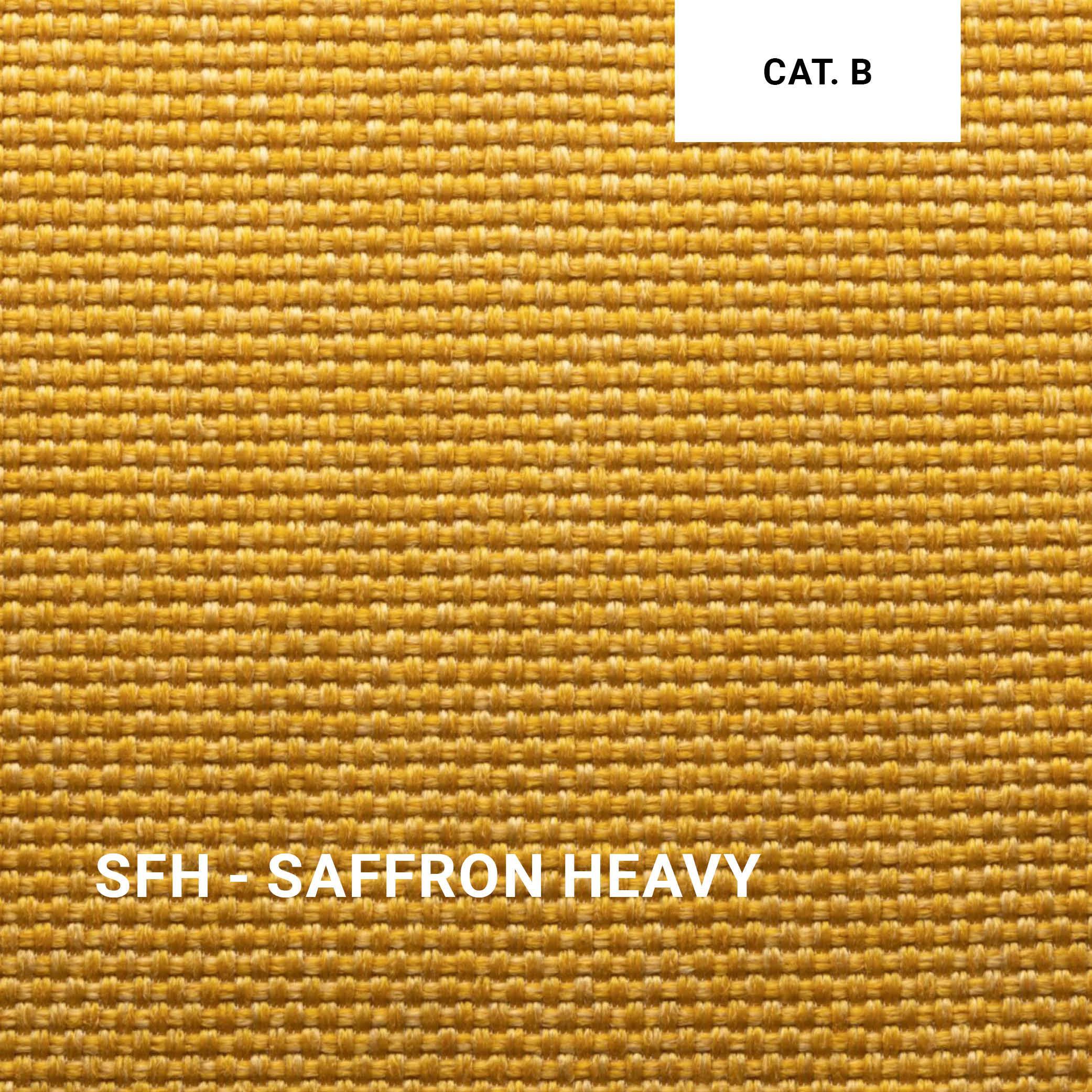 Loungeset ORGANIX 07 in Saffron Heavy – leuchtendes Safrangelb mit robuster Struktur für lebendige Außenräume