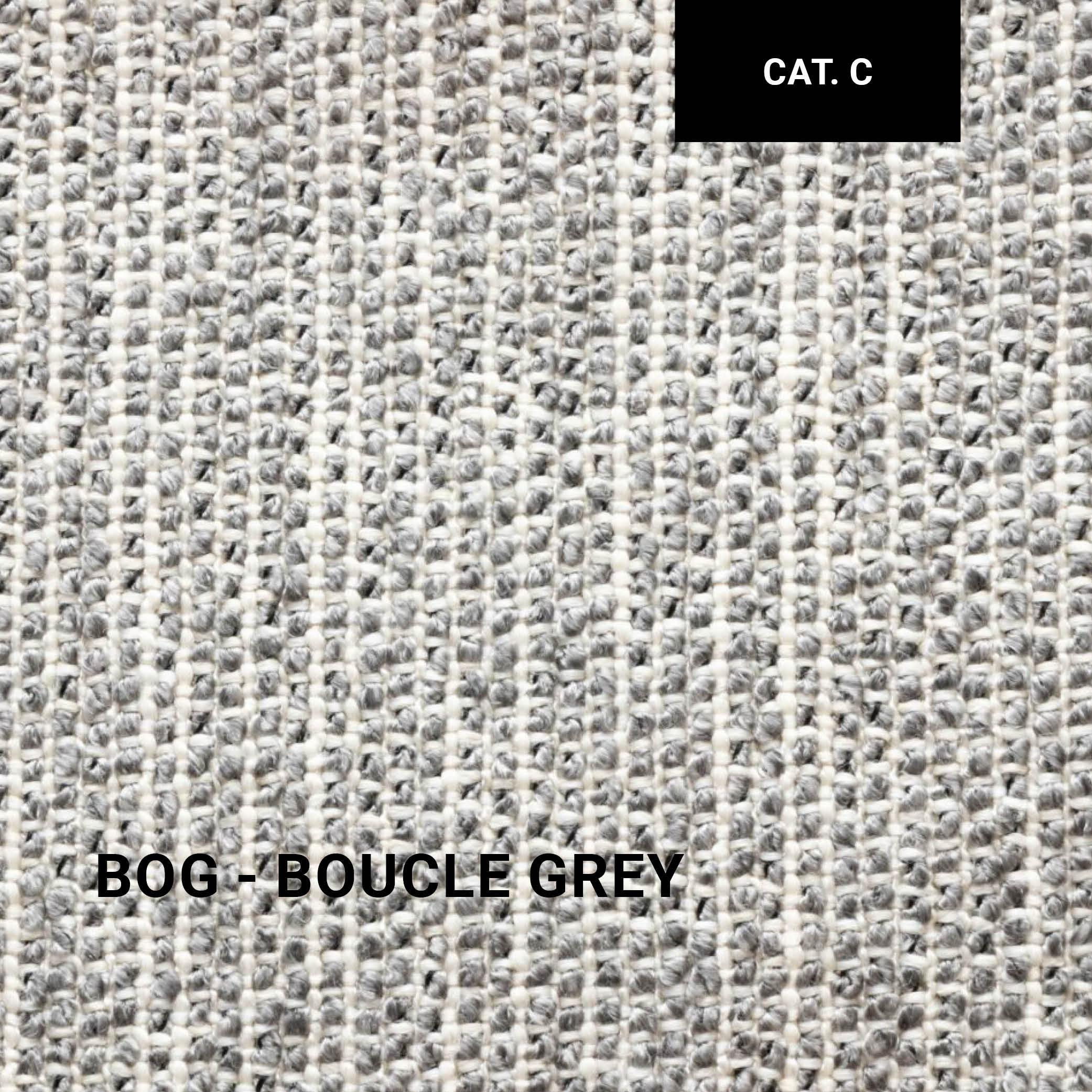 Royal Botania ORGANIX Loungeset 09 in Bouclé Grey – strukturierter Stoff mit urbanem Grau für moderne Gartenmöbel