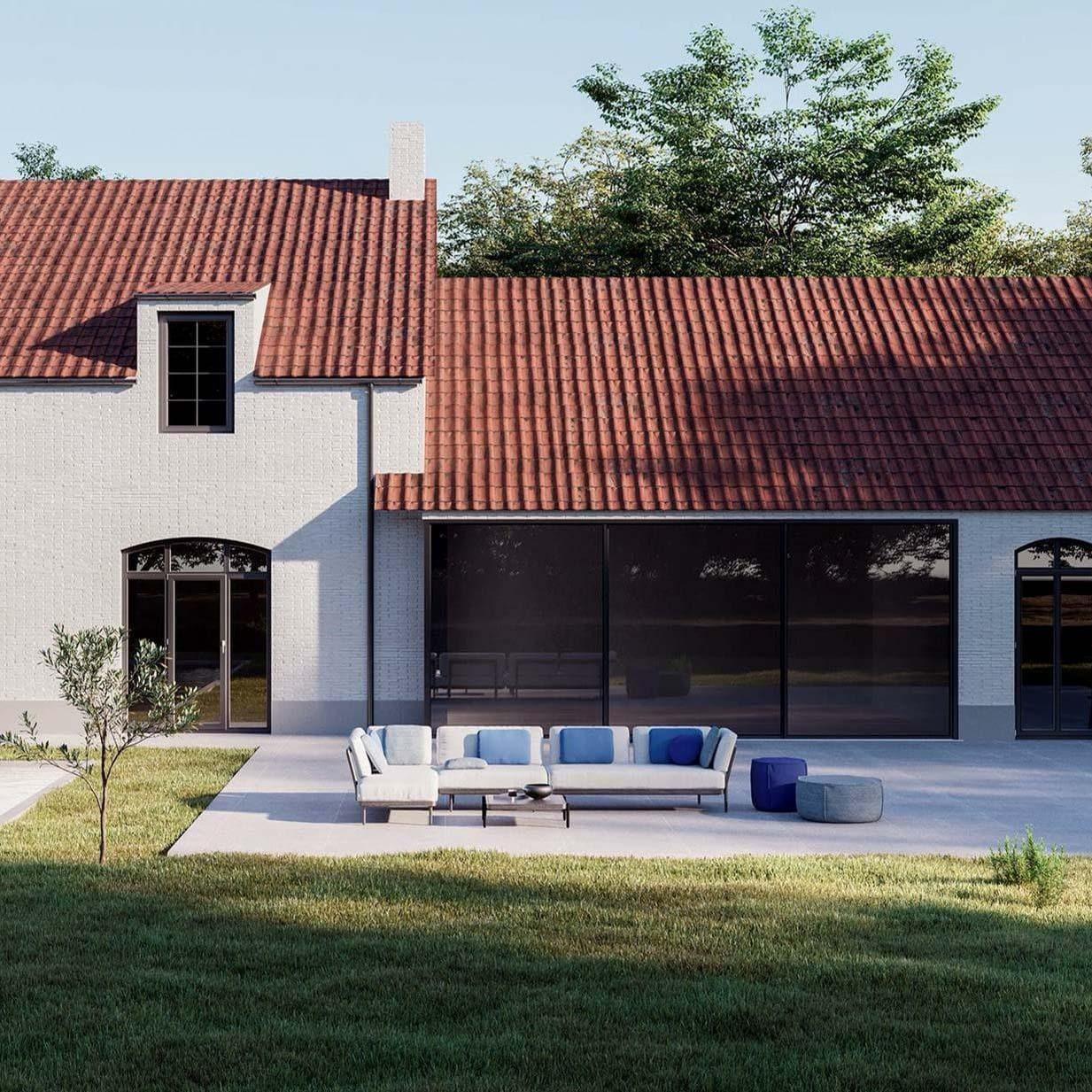 Sofakonzept 2 FLOWS - Flint/Teak | Manutti | Homestorys