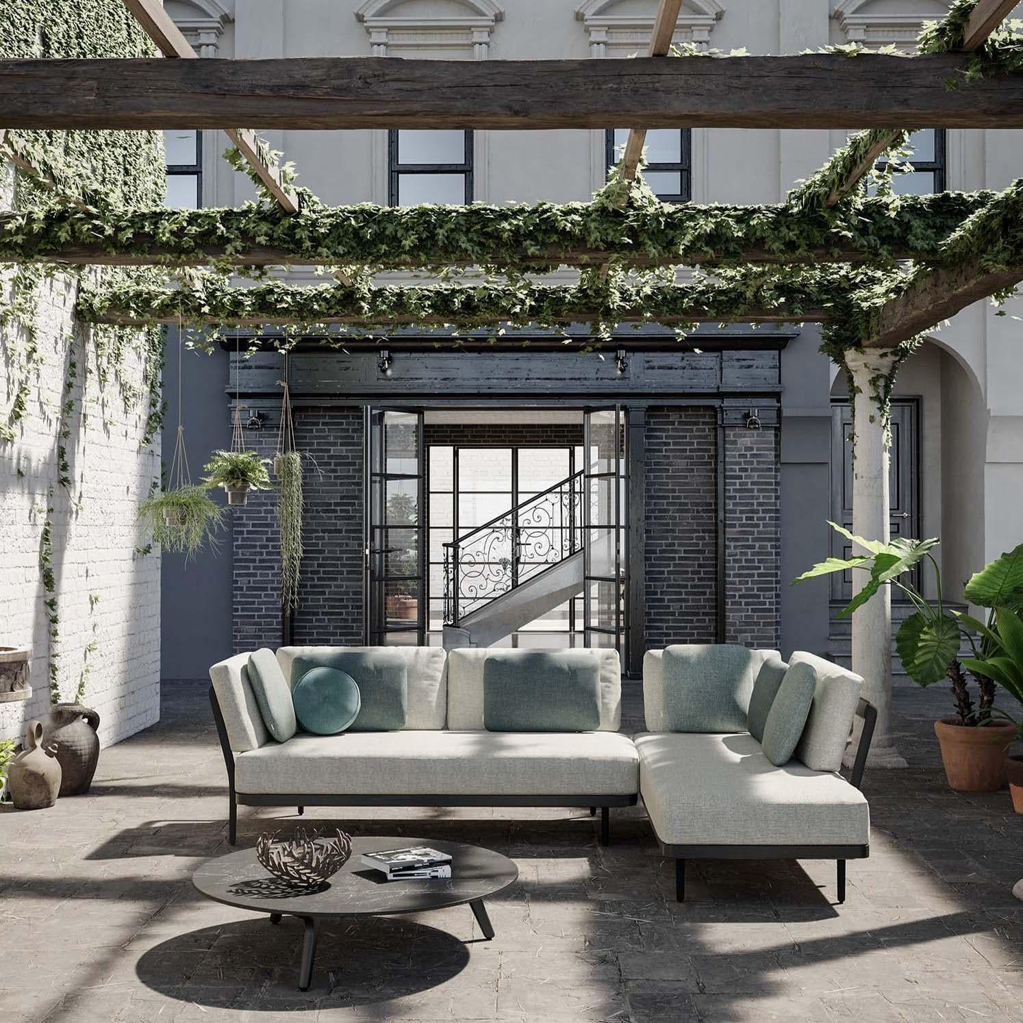 Sofakonzept 7 FLOWS  - Black/Teak Nero | Manutti | Homestorys