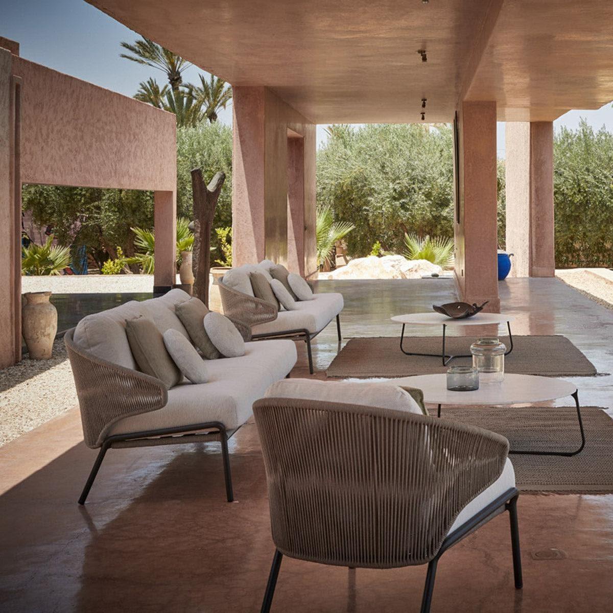 Sofa RADOC 2,5-Sitzer - Lava/Bronze | Manutti | Homestorys