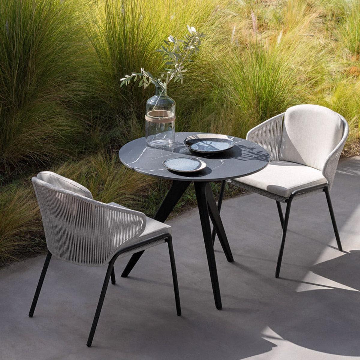 Esstisch TORSA - Teak Nero Ø100cm | Manutti | Homestorys