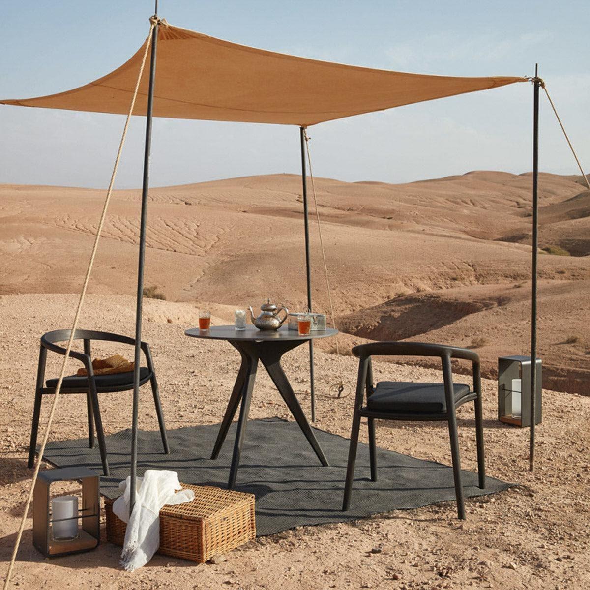 Esstisch TORSA - Teak Nero Ø80cm | Manutti | Homestorys