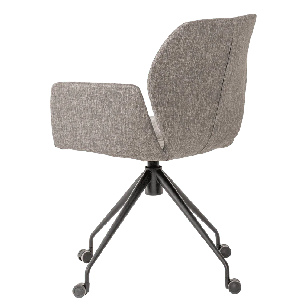 Rückansicht des MOOD 95 M1312 mit glatter, durchgehender Rückenschale und Drehgestell mit Rollen