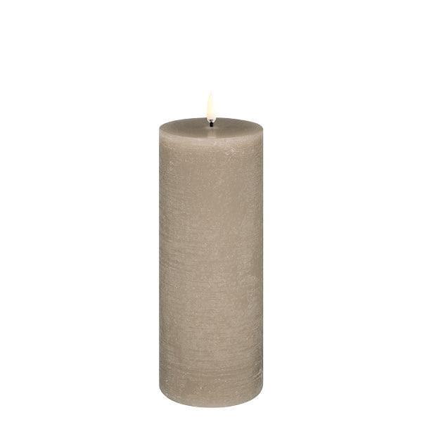 Piffany - Kerze PILLAR RUSTIC LED Uyuni Sandstone Ø7.8 x 20.3cm - UL-PI-SA-C78020 | Homestorys