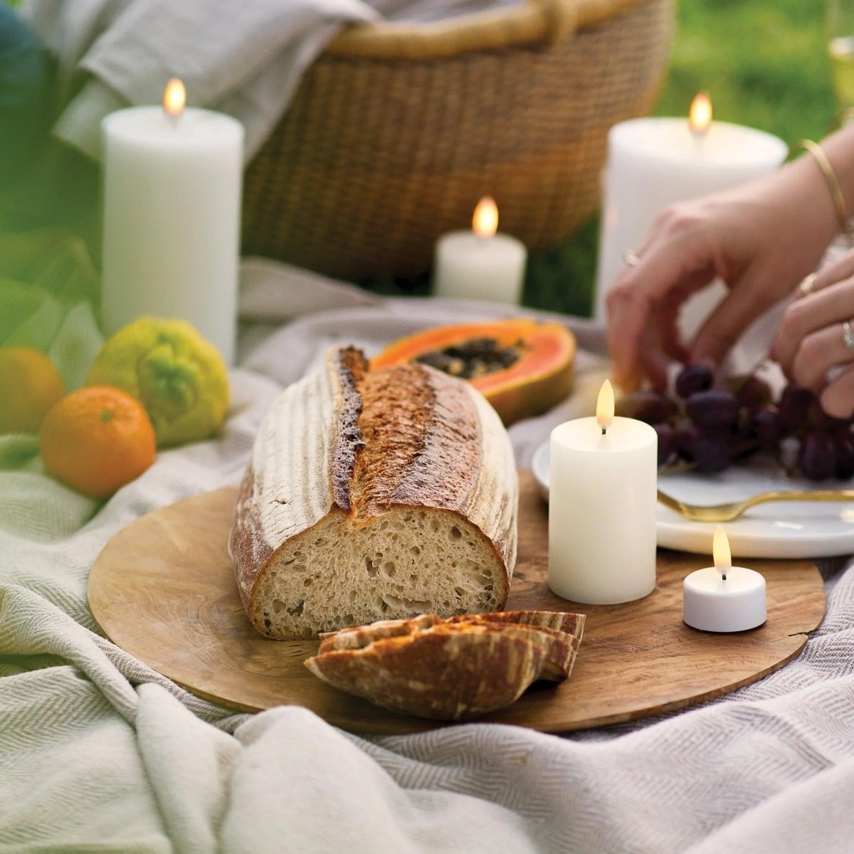 Piffany - Kerze TEALIGHT LED Uyuni Weiß - UL-TE-NW039PR | Homestorys